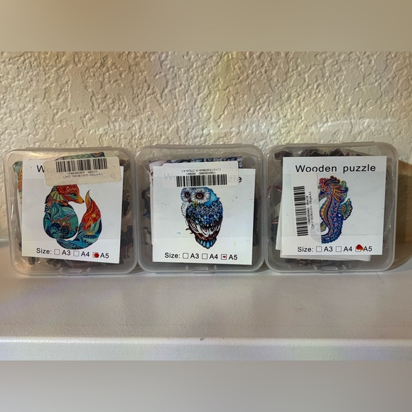 Wooden Puzzle Other - Colorful Animal Wooden Puzzle Set